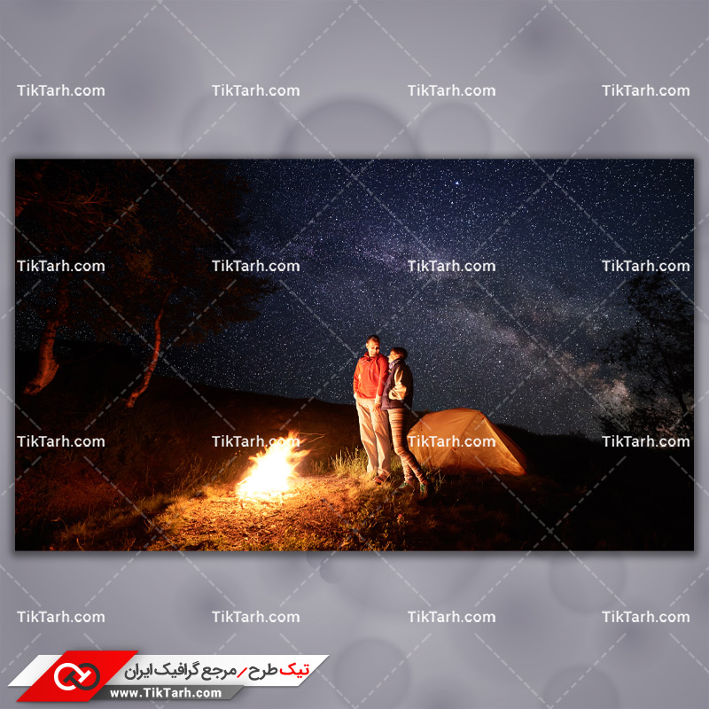 دانلود تصویر با کیفیت کویرنوردی در شب