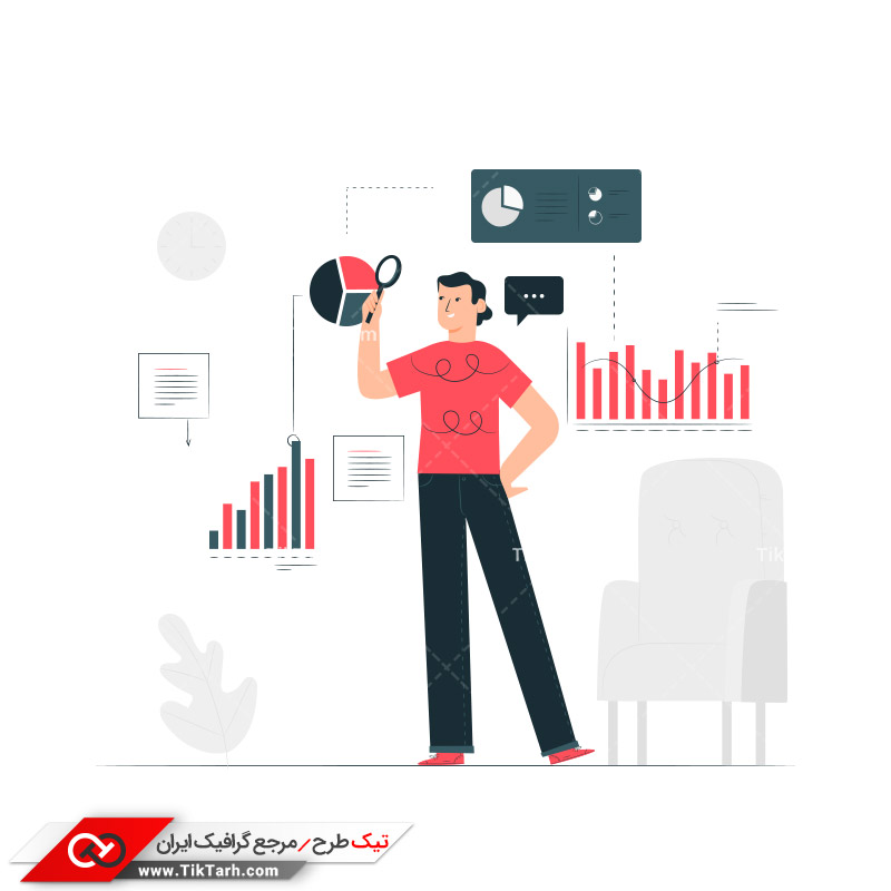 دانلود وکتور مفهومی آنالیز اطلاعات