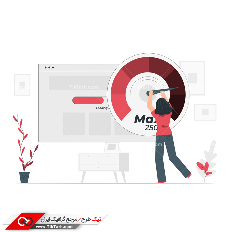 دانلود وکتور مفهومی اینترنت پر سرعت