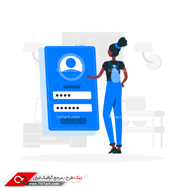 دانلود وکتور مفهومی رمزعبور