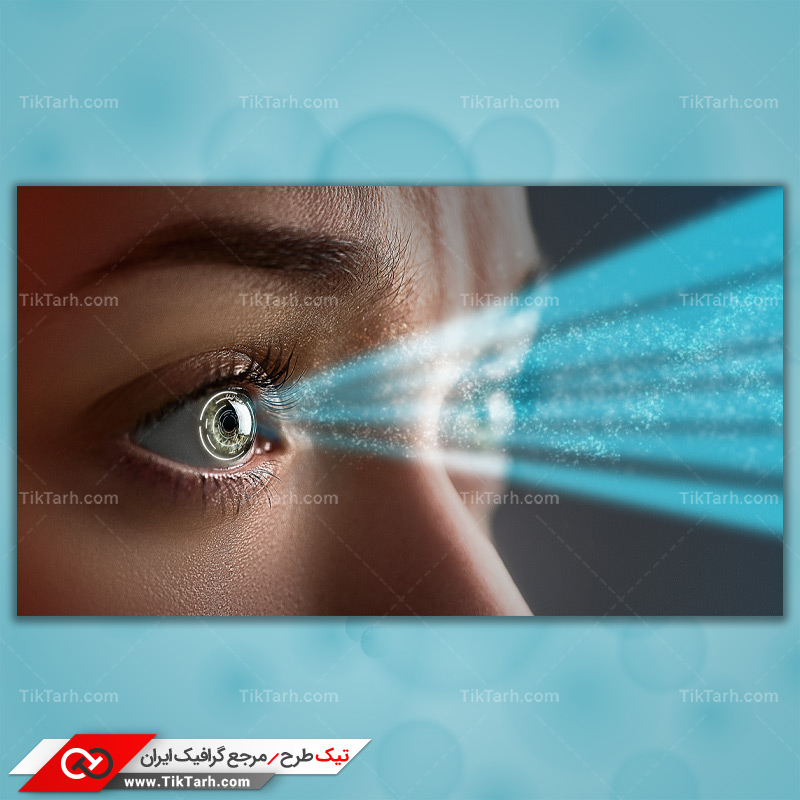 دانلود تصویر با کیفیت چشم در حال اسکن
