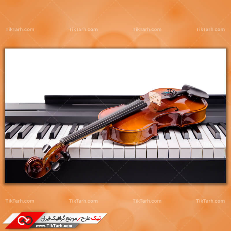 دانلود عکس گرافیکی ویولون و ارگ