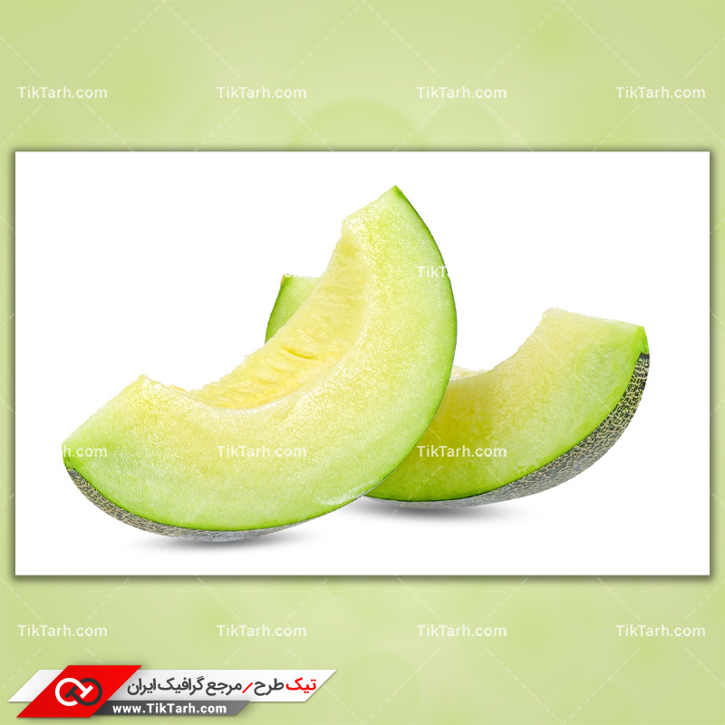 دانلود تصویر با کیفیت طالبی قاچ شده