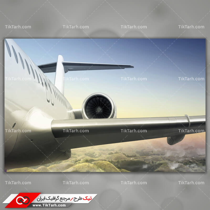 دانلود تصویر با کیفیت هواپیما درحال پرواز