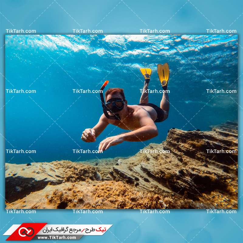 دانلود تصویر با کیفیت غواصی زیر آب