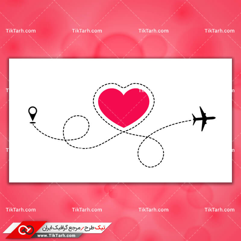 پس زمینه طراحی با طرح قلب قرمز