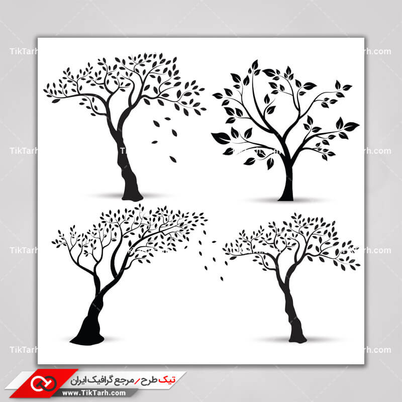 دانلود کلیپ آرت لایه باز درختان