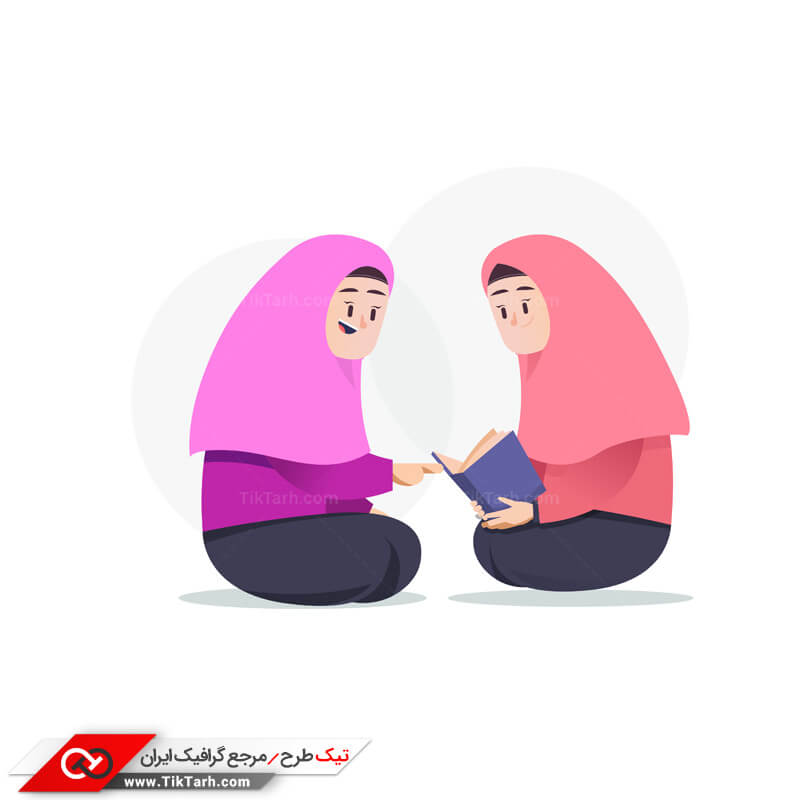 طرح آماده کلیپ آرت مذهبی دخترهای مسلمان