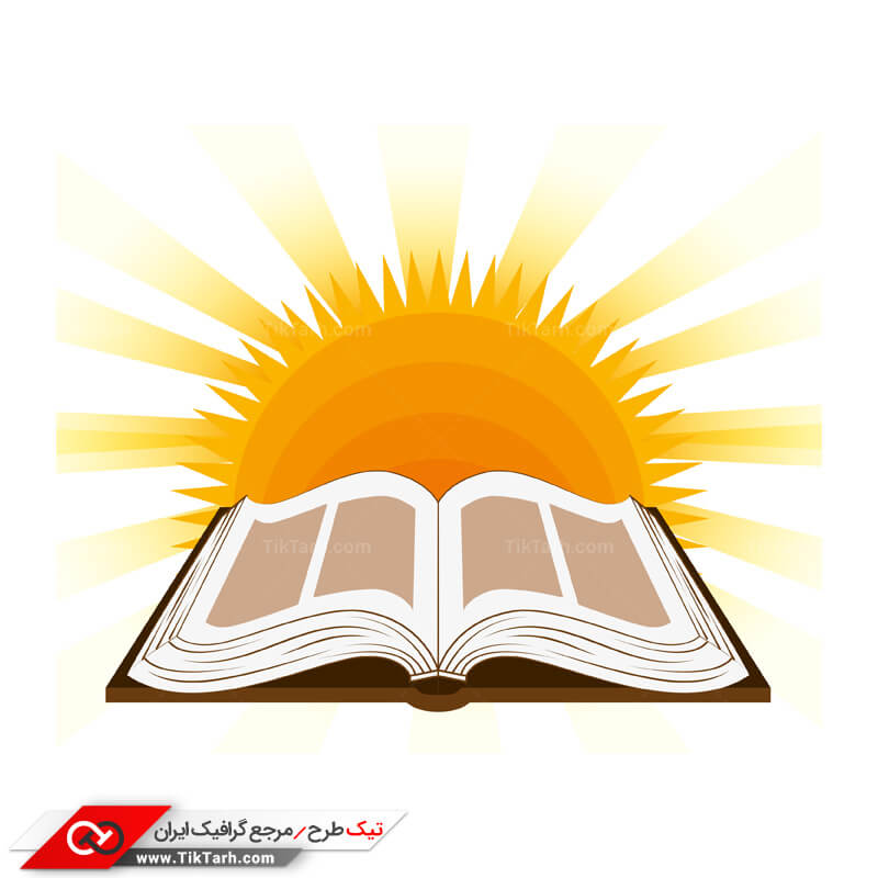 دانلود طرح آماده کلیپ آرت مذهبی کتاب دین و روشنایی