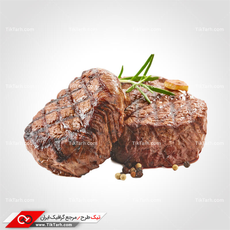 دانلود طرح لایه باز گوشت استیک کباب شده