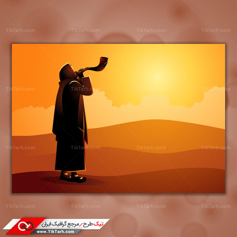 دانلود طرح گرافیکی لایه باز فرشته اسرافیل
