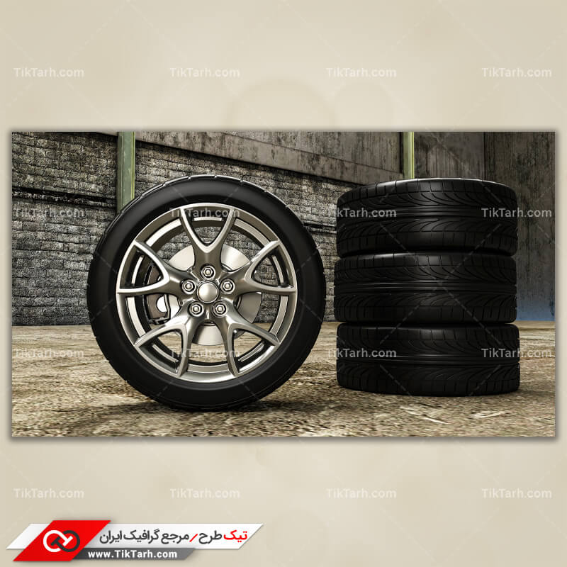دانلود تصویر با کیفیت تایرها و رینگ اسپرت