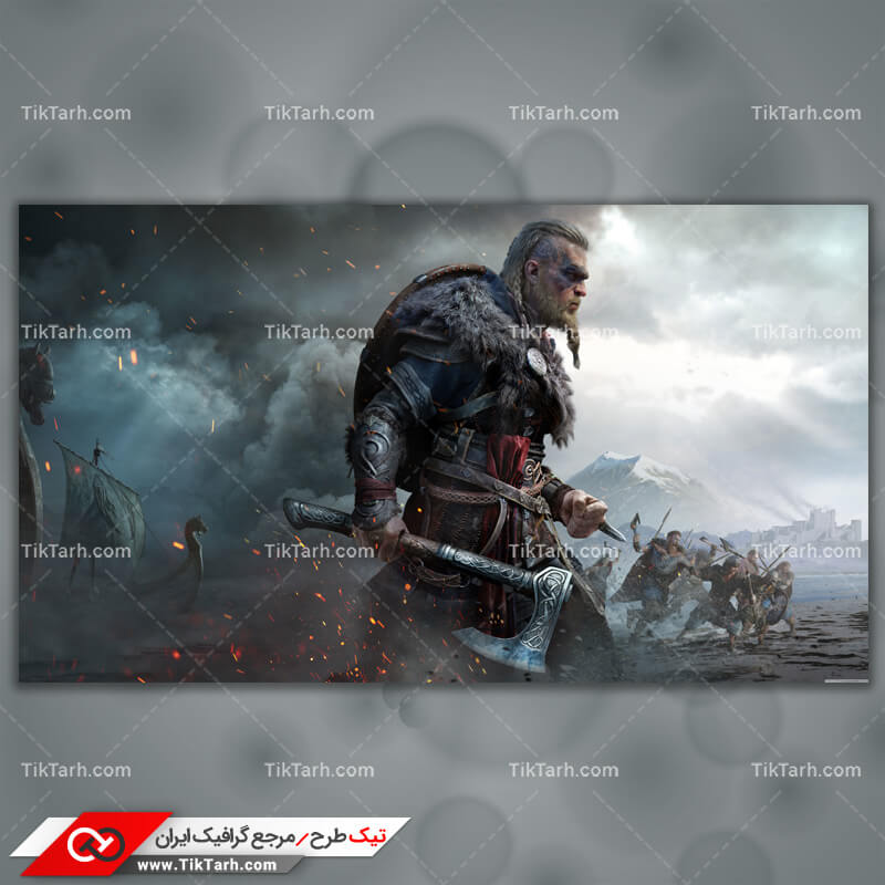 تصویر بسیار با کیفیت بازی assassin's creed valhalla