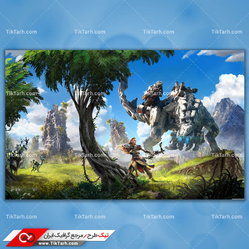 تصویر با کیفیت بازی horizon zero dawn 2017