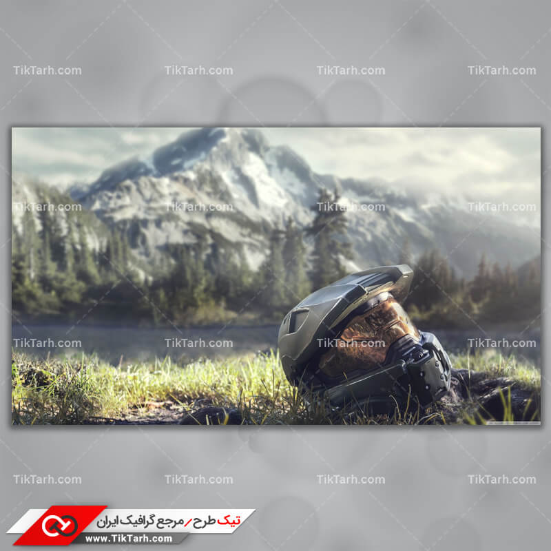 تصویر با کیفیت بازی master chief helmet