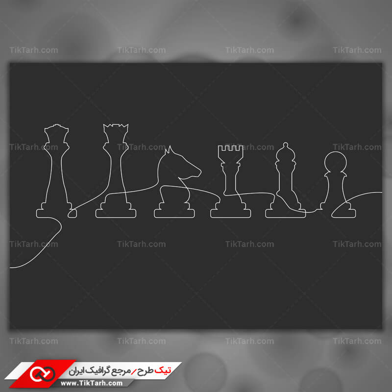 پس زمینه طراحی با طرح شطرنج