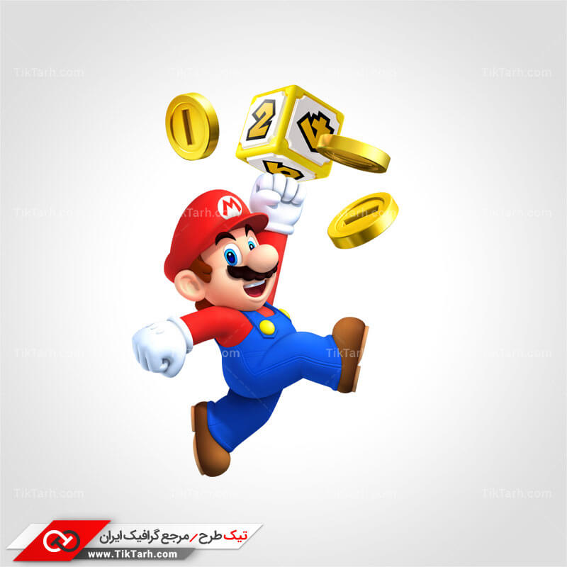 دانلود طرح لایه باز ماریو