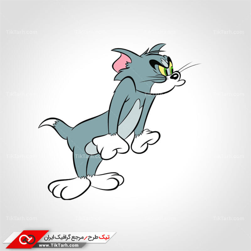 دانلود طرح لایه باز کارتونی تام گربه