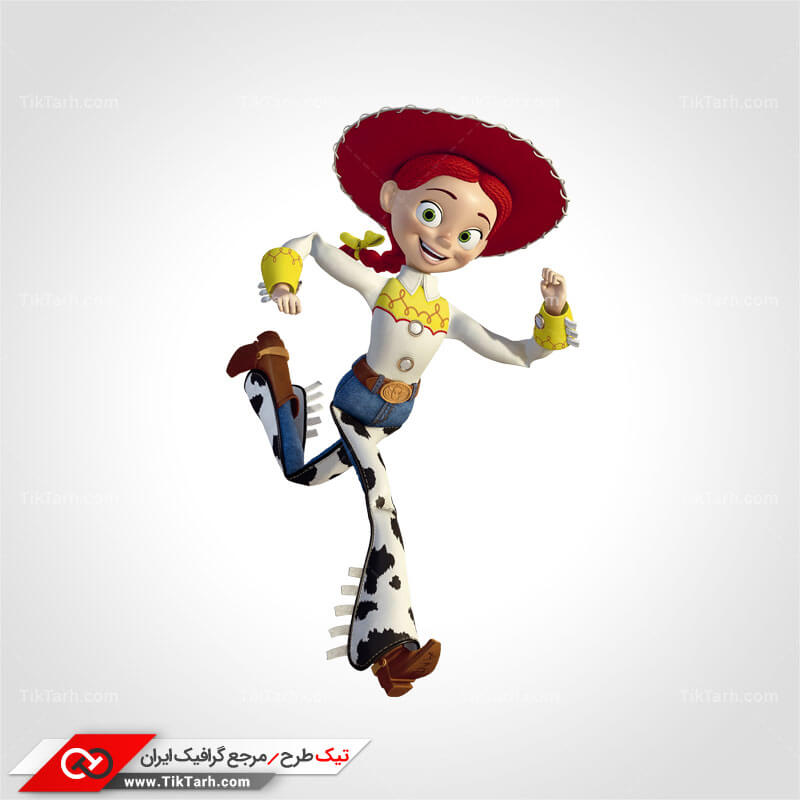 دانلود طرح لایه باز کارتونی عروسک جسی