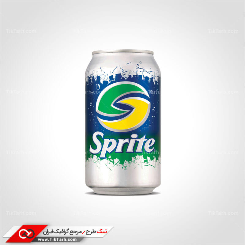 دانلود طرح لایه باز نوشابه قوطی اسپریت