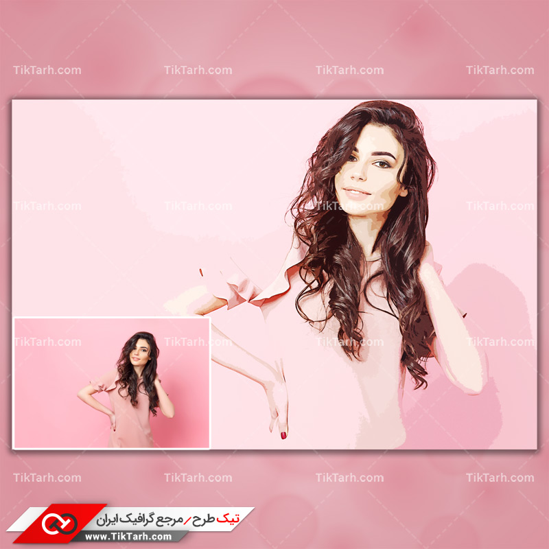 فون لایه باز عکس با افکت تغییر نور