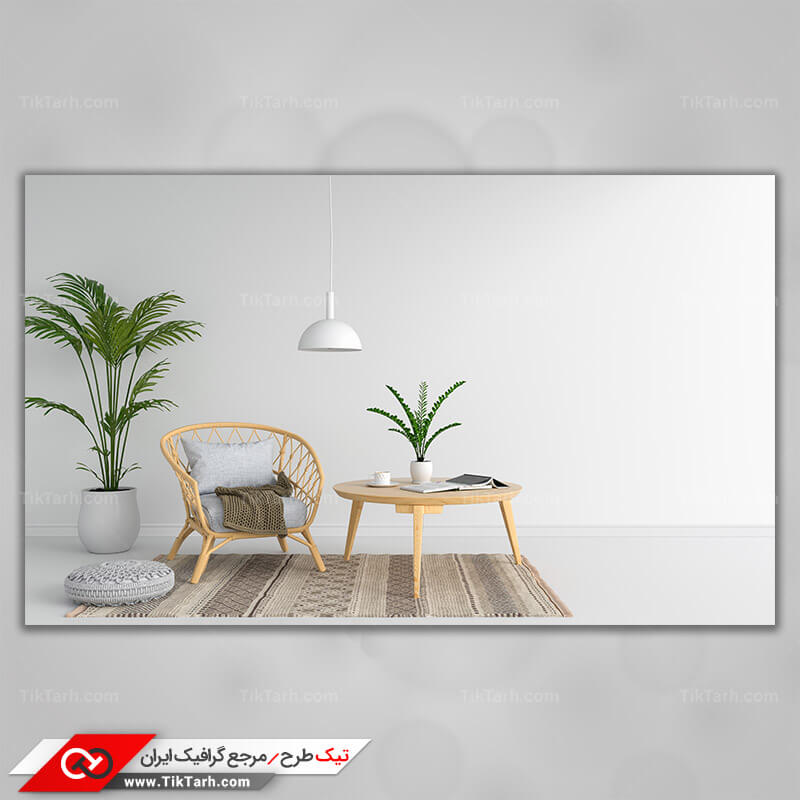 دانلود تصویر با کیفیت میز و صندلی چوبی