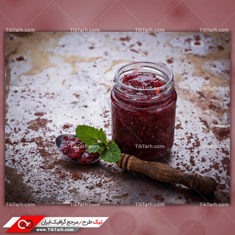 عکس بسیار با کیفیت مربا میوه شاتوت
