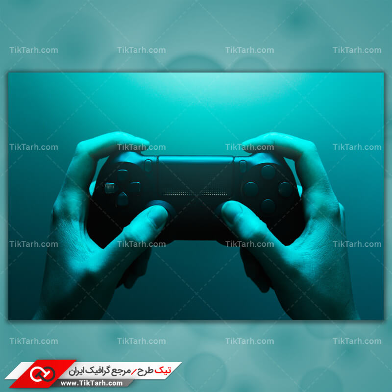دانلود تصویر گرافیکی دسته بازی مشکی