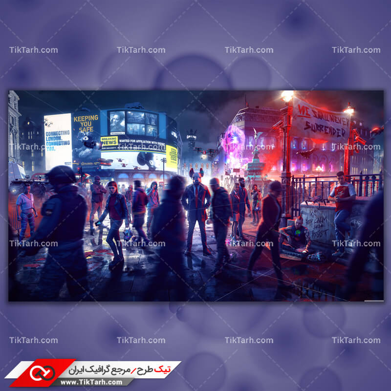 تصویر با کیفیت بازی watch dogs legion