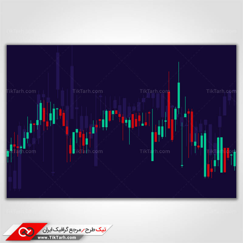 پس زمینه طراحی با طرح کندل سبز و قرمز