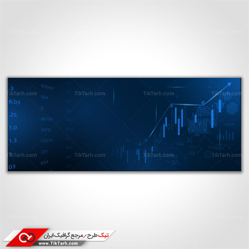 پس زمینه طراحی با طرح کندل صعودی