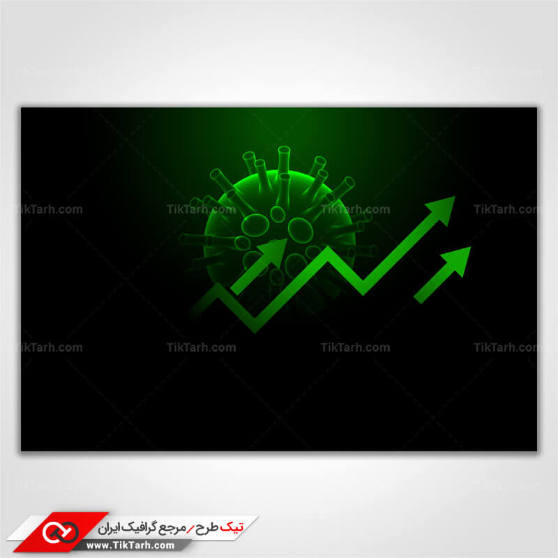دانلود پس زمینه طراحی با طرح آمار کووید 19