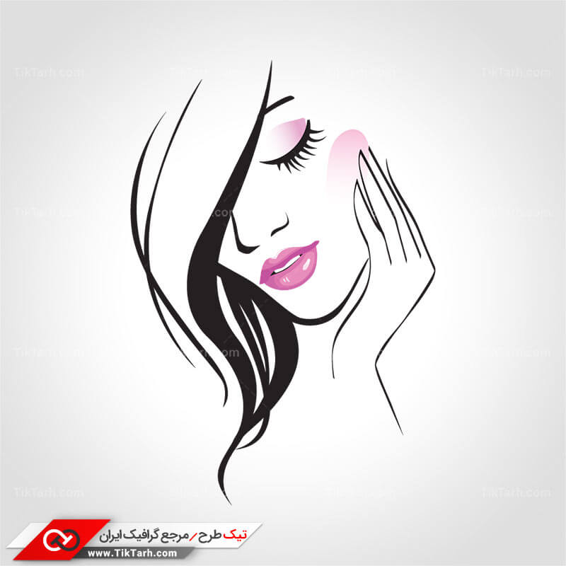 دانلود کلیپ آرت چهره دختر و آرایش
