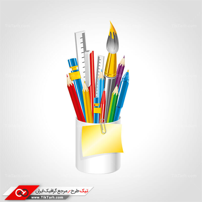 دانلود کلیپ آرت با طرح جامدادی