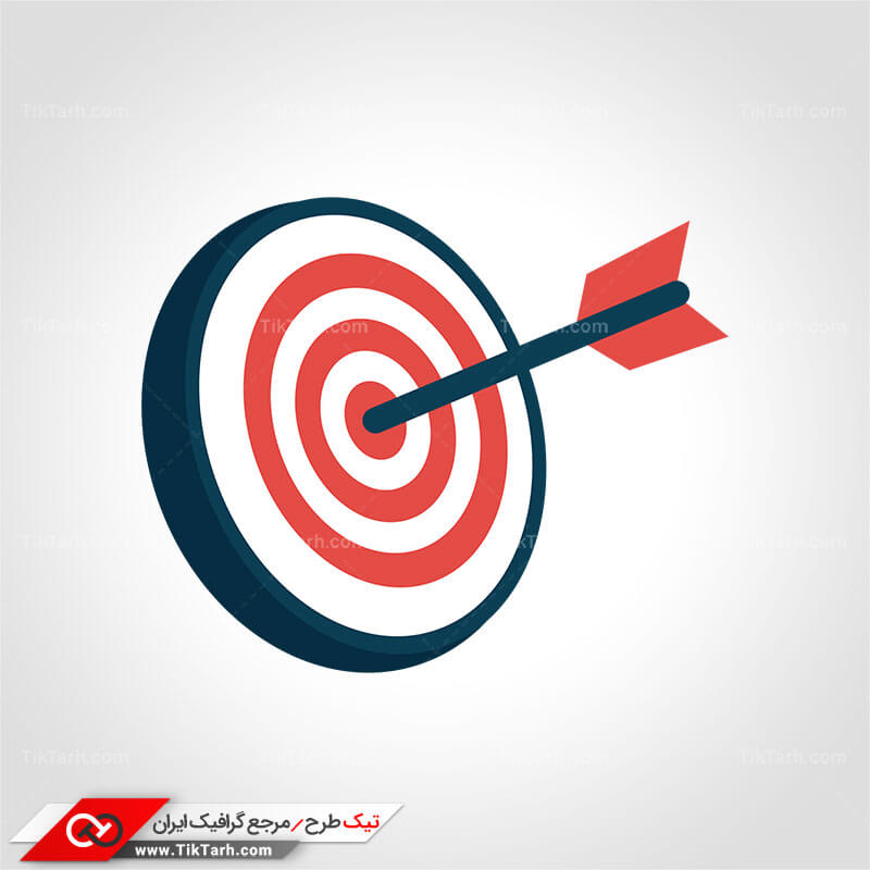 طرح لایه باز کلیپ آرت سیبل تیر اندازی