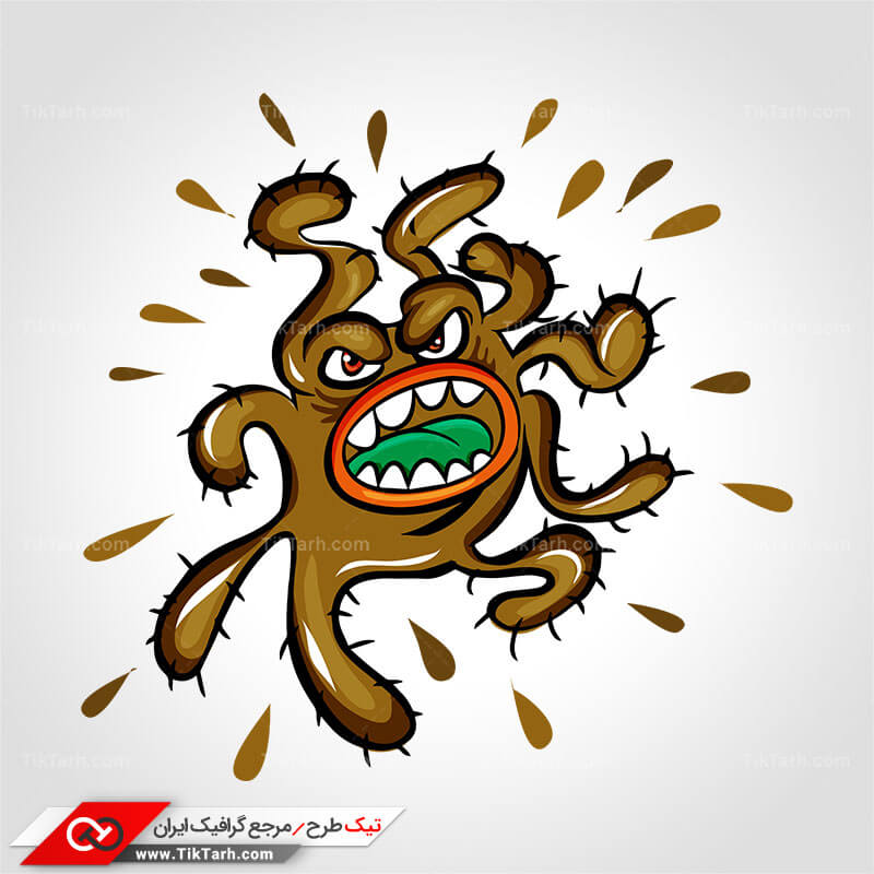 دانلود کلیپ آرت میکروب