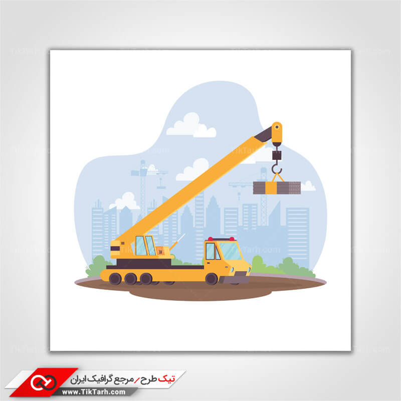 دانلود کلیپ آرت جرثقیل