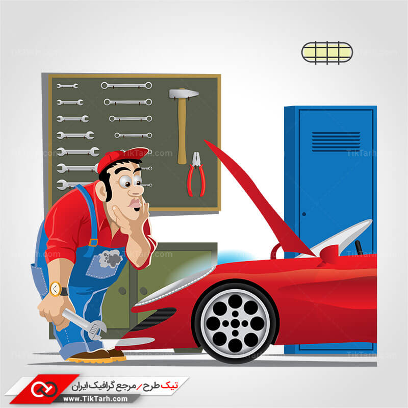 دانلود کلیپ آرت مکانیک خودرو