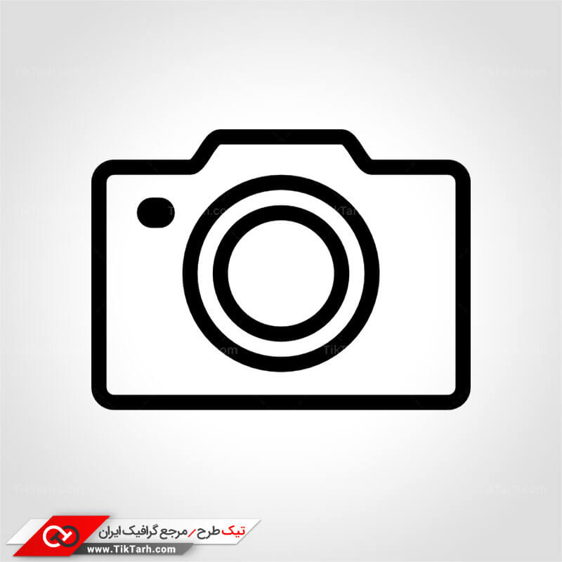طرح لایه باز کلیپ آرت از دوربین عکاسی