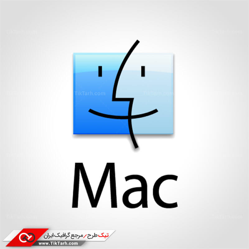 طرح آماده لایه باز آیکون mac
