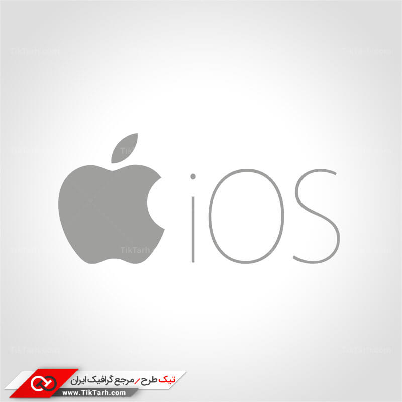 طرح لایه باز آیکون ios