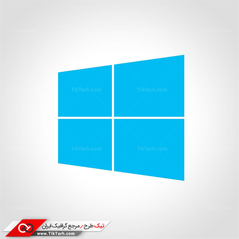 طرح لایه باز آیکون windows 10