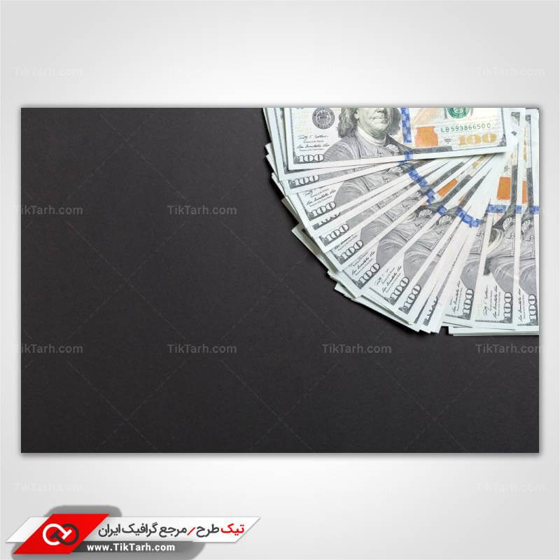 دانلود عکس لارج فرمت اسکناس های صد دلاری
