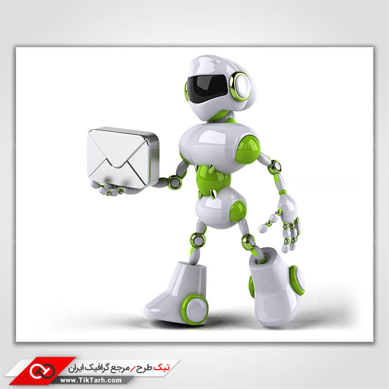 دانلود تصویر با کیفیت ربات پیام رسان