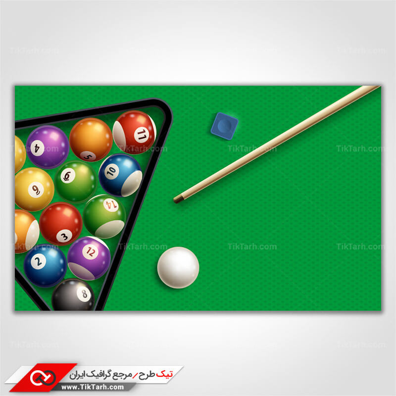 پس زمینه طراحی بیلیارد