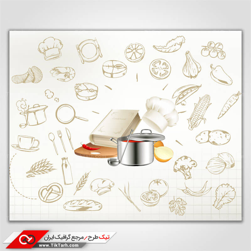 پس زمینه طراحی آشپزی