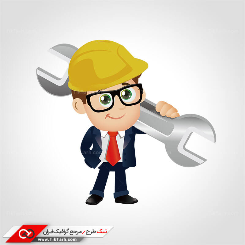 طرح کلیپ آرت مهندس