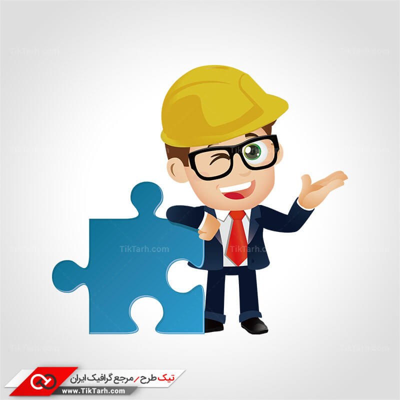 دانلود کلیپ آرت مهندس ساخت و ساز