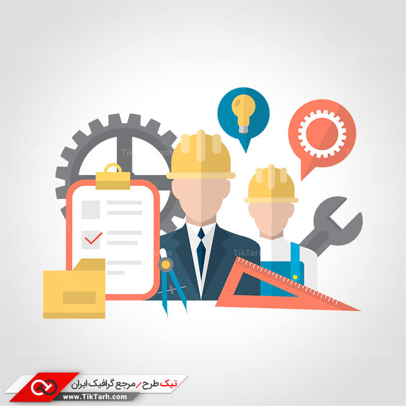 کلیپ آرت مهندس مکانیک