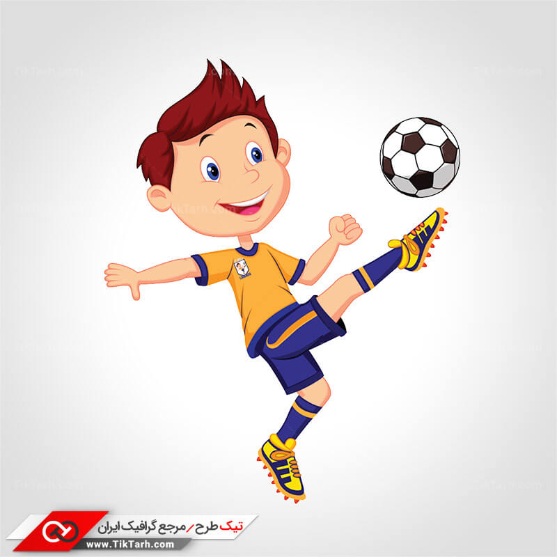 دانلود طرح گرافیکی فوتبالیست